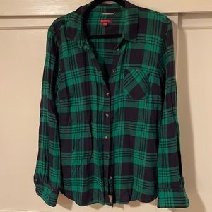 Green and Blue Flannel